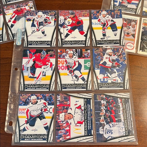 Washington Capitals 2018 Stanley Cup Champions Book/Player Cards by Upper Deck - Picture 11 of 13
